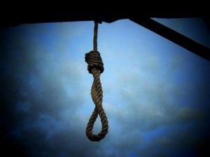 The noose is often the symbol for capital punishment.