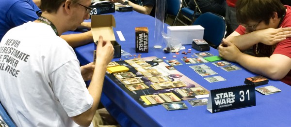 Even when it wasn't as popular as it is today, Star Wars the Card Game has always had a devoted fan base, as these folks show. 