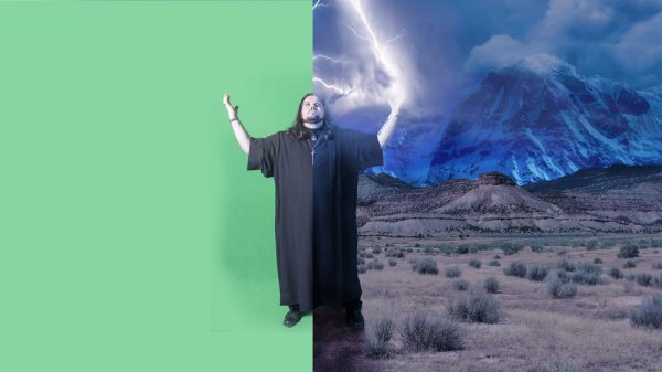 Shooting on a green screen, which digital cameras record with more detail, makes it easier to remove that color in favor of another background.