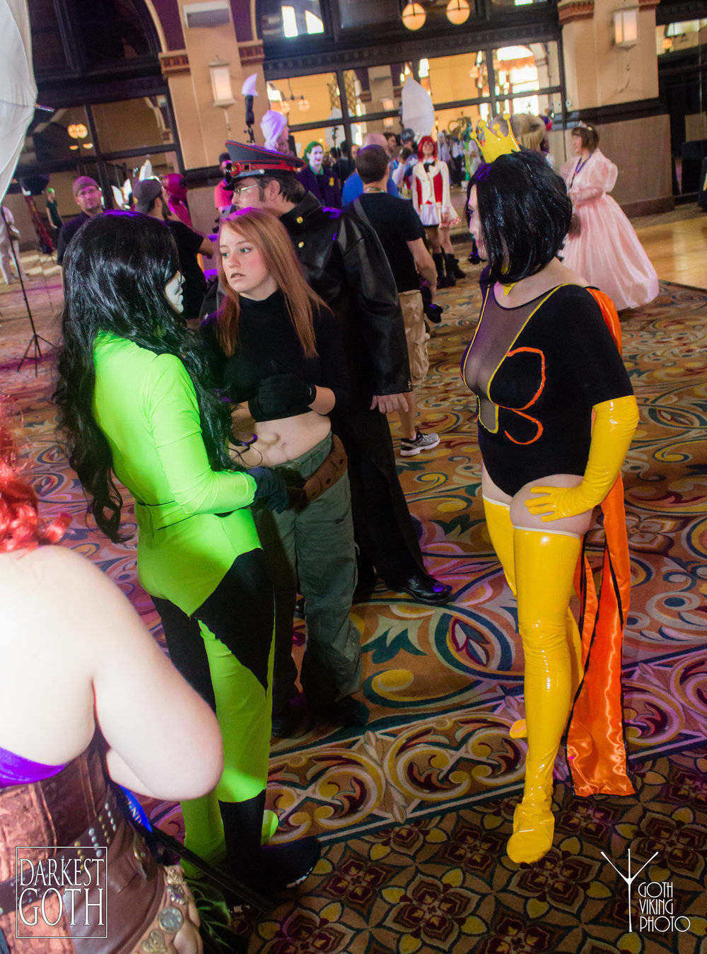 Kim Possible and Sheego! Had a total geekout moment seeing them.