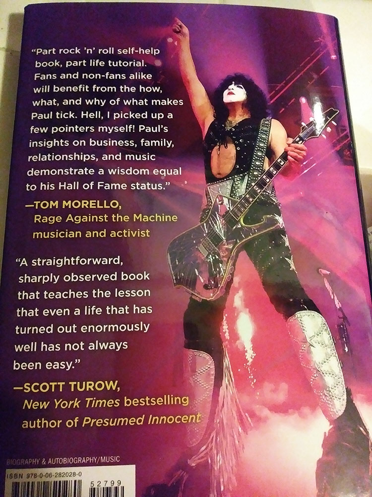 Backstage Pass Book Rear Cover